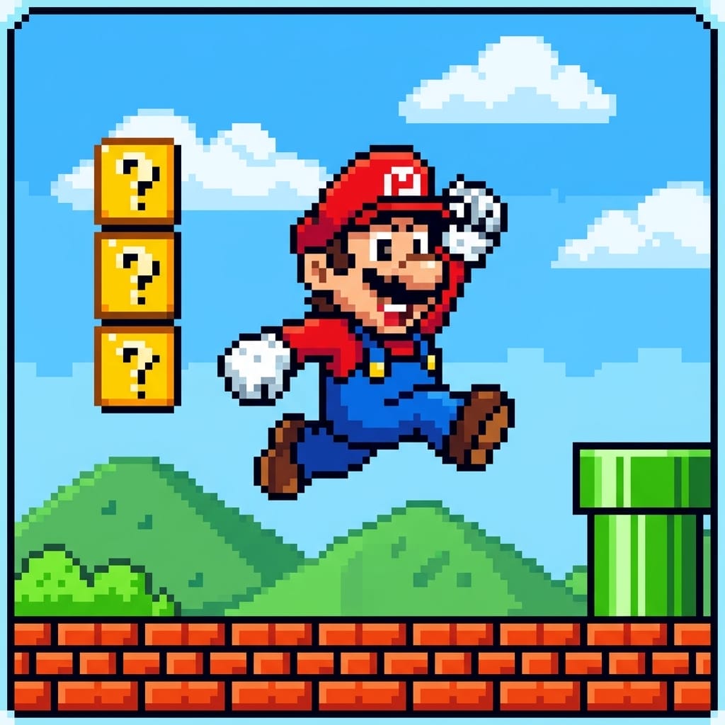 Pixel Mario